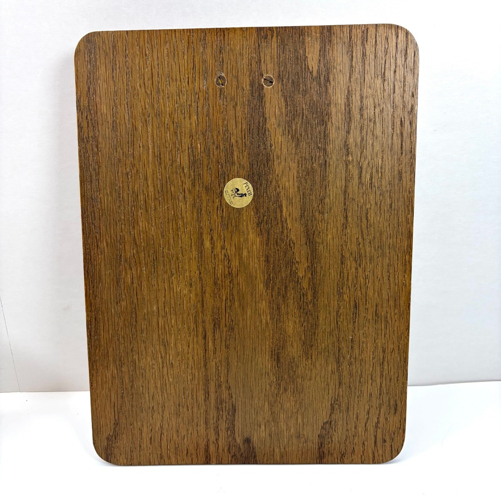 Vtg PENCO Nautical Wooden Clipboard Brass Anchor Clip Made in Taiwan Coastal MCM - Picture 3 of 13